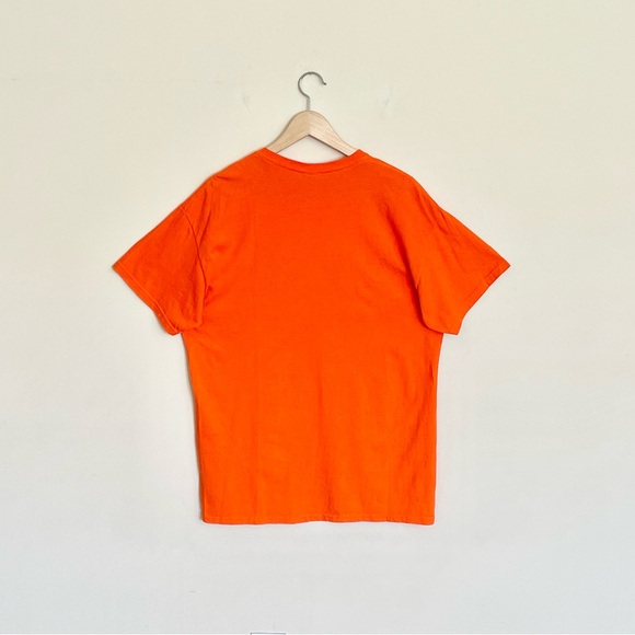 NEW University of Illinois Fighting Illini I-L-L-I-N-I Orange T Shirt Adult L - Picture 5 of 8